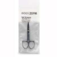 Body Zone - Nail Scissors - Curved 3 1/2, 1 Each