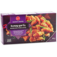 Western Family - Honey Garlic Pork Bites, 600 Gram