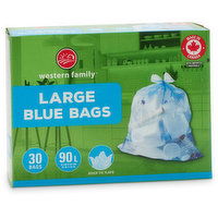 Western Family - Large Blue Bags