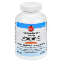 Western Family - Vitamin C Tangy Orange 500mg, 100 Each