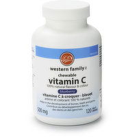 Western Family - Chewable Vitamin C Blueberry, 120 Each