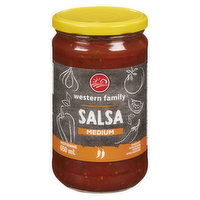 Western Family - Medium Salsa, 650 Millilitre