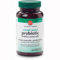 Western Family - Probiotic 10 Billion, 60 Each