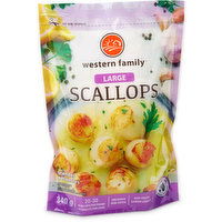 Western Family - Frozen Scallops - Large, 340 Gram