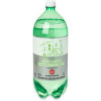 Western Family - Happy Camper Diet Lime Soda, 2L Bottle, 1 Each