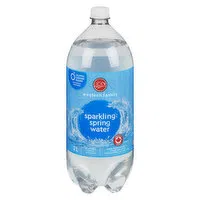 Western Family - Sparkling Spring Water 2L Bottle, 1 Each