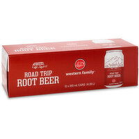 Western Family - Road Trip Root Beer 355mL Cans, 12 Each