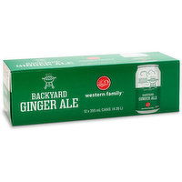 Western Family - Backyard Ginger Ale, 12 Each