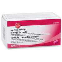 Western Family - Allergy Formula, 100 Each
