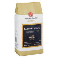 Western Family - Whole Bean Coffee, Hazelnut Cream, Grab N'Go, 900 Gram