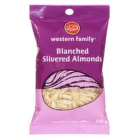 Western Family - Blanched Slivered Almonds, 135 Gram