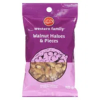 Western Family - Walnuts Halves & Pieces Combo, 105 Gram