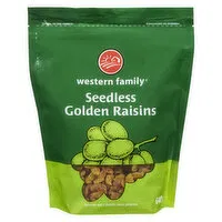 Western Family - Seedless Golden Raisins, 640 Gram