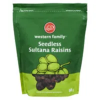 Western Family - Seedless Sultana Raisins, 640 Gram