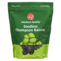 Western Family - Seedless Thompson Raisins, 620 Gram