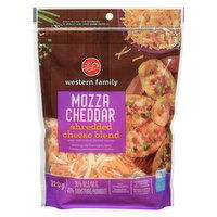 Western Family - Mozza Cheddar Shredded Cheese Blend, 320 Gram