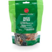 Western Family - Natural Duck Bites - European, 227 Gram