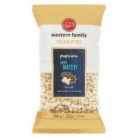 Western Family - Popcorn, Sea Salt, Grab N'Go, 350 Gram