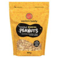 Western Family - Unsalted Roasted Peanuts