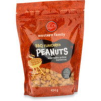 Western Family - BBQ Flavoured Peanuts, 454 Gram