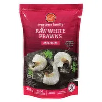 Western Family - White Medium Prawns - Raw