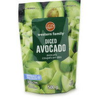 Western Family - Frozen Diced Avocado, 500 Gram