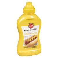 Western Family - Yellow Mustard, 225 Millilitre