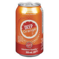 Western Family - Blood Orange Carbonated Water, 355 Millilitre