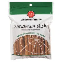 Western Family - Cinnamon - Sticks, 105 Gram