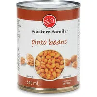 Western Family - Pinto Beans, 540 Millilitre