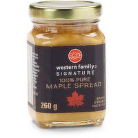 Western Family - Signature 100% Pure Maple Spread, 260 Gram