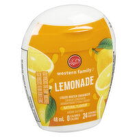 Western Family - Liquid Water Enhancer - Lemonade, 48 Millilitre