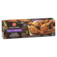 Western Family - Chicken Drumsticks - Salt & Pepper Medley, 700 Gram