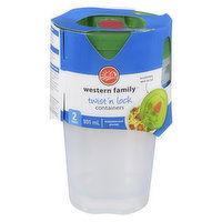 Western Family - WF Twist & Lock Container, 991 Millilitre