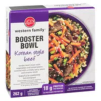 Western Family - Booster Bowl - Korean Style Beef, 262 Gram