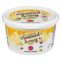 Western Family - 100% Canadian Creamed Honey, 2 Kilogram