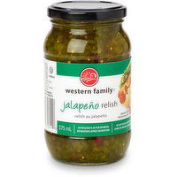 Western Family - Jalapeno Relish, 375 Millilitre