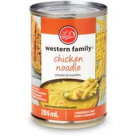 Western Family - Condensed Soup - Chicken Noodle, 284 Millilitre