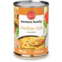 Western Family - Chicken Rice Condensed Soup, 284 Millilitre