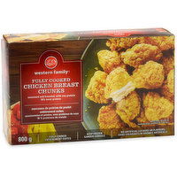 Western Family - Chicken Breast Chunks, 800 Gram