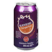 Western Family - Sparkling Water - Blackberry Tangerine 355mL Can