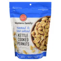 Western Family - Kettle Peanuts - Roasted & Sea Salted, 400 Gram