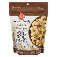 Western Family - Kettle Peanuts - Sea Salt & Pepper, 400 Gram