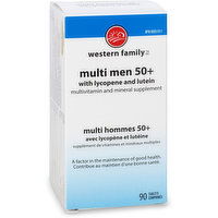 Western Family - Multi Vitamin Mens 50+, 90 Each