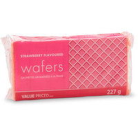 Value Priced - Strawberry Flavoured Ice Wafers, 227 Gram