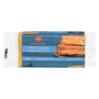 Western Family - Cheddar Style Single Slices Thin