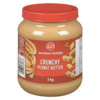 Western Family - Peanut Butter - Crunchy, 2 Kilogram