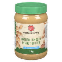 Western Family - Peanut Butter - Natural Smooth, 1 Kilogram