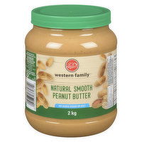 Western Family - Peanut Butter - Natural Smooth, 2 Kilogram