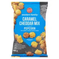 Western Family - Caramel Cheddar Popcorn, 200 Gram